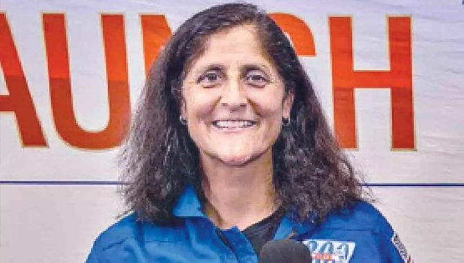 వచ్చే నెల మొదటివారంలో సునీత రోదసి యాత్ర వచ్చే నెల మొదటివారంలో సునీత రోదసి యాత్ర