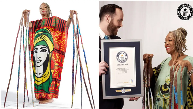 డయానా ఆర్మ్ స్ట్రాంగ్ గిన్నిస్ రికార్డు…  ప్రపంచంలోనే