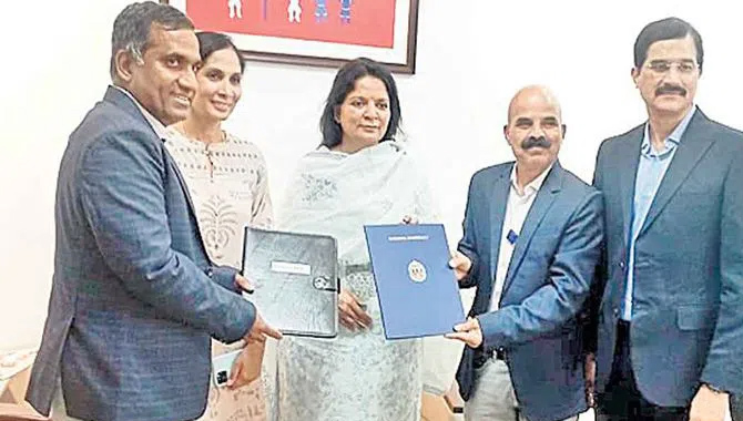 కేయూ-బౌర్న్‌టెక్‌ సొల్యూషన్స్ మధ్య ఒప్పందం