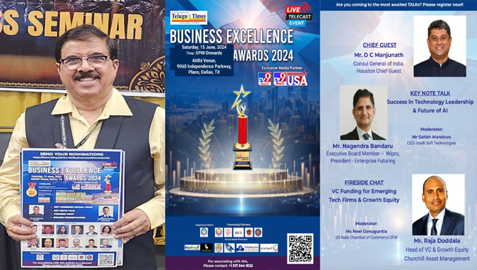 Telugu Times Business Excellence Awards 2024
