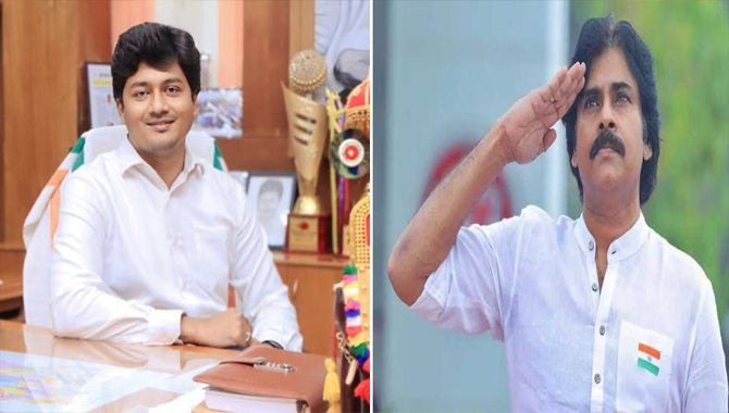 ఐఏఎస్ కృష్ణతేజ సేవలు అభినందనీయం : డిప్యూటీ సీఎం పవన్