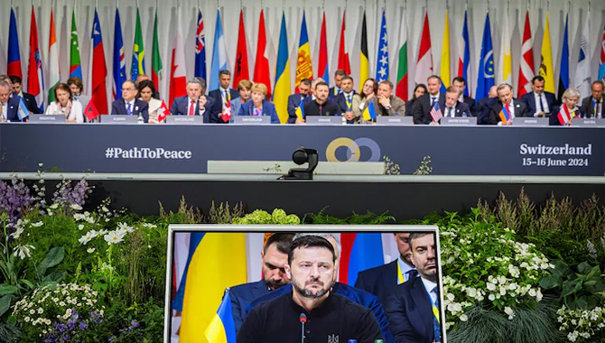 ఉక్రెయిన్ డిక్లరేషన్ కు … భారత్ దూరం