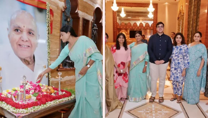 రామోజీరావుకు నివాళులర్పించిన.. వైఎస్ షర్మిల