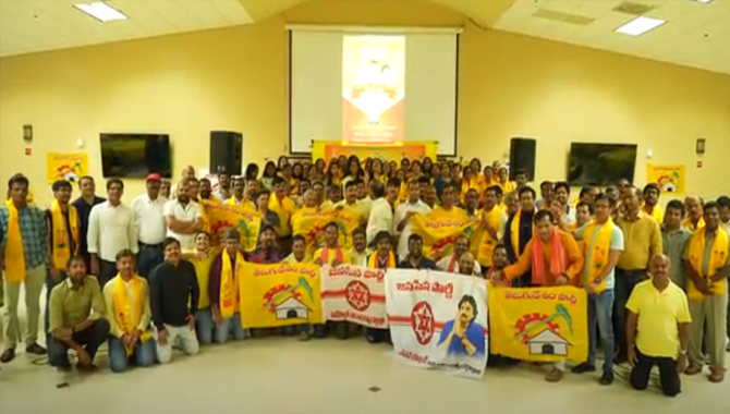 టంపాలో తెలుగుదేశం, జనసేన, బీజేపీ విజయోత్సవ సంబరాలు టంపాలో తెలుగుదేశం, జనసేన, బీజేపీ విజయోత్సవ సంబరాలు