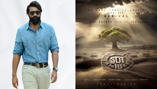 Sai Durgha Tej’s New Pan-India High-Action Drama Film #SDT18 Announced