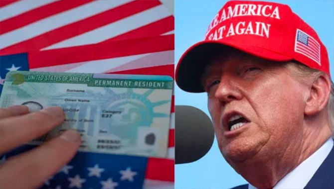 ట్రంప్ నోట గ్రీన్ కార్డు మాట.. ట్రంప్ నోట గ్రీన్ కార్డు మాట..