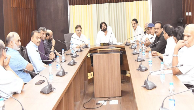ఆంధ్రప్రదేశ్ ఉప ముఖ్యమంత్రి పవన్ కళ్యాణ్ గారితో ప్రారంభమైన తెలుగు సినీ నిర్మాతల సమావేశo