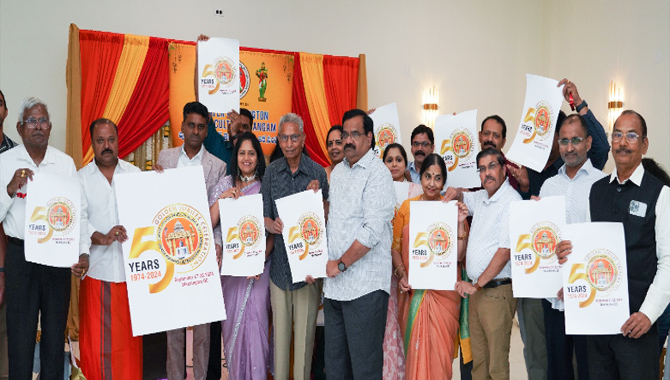 భాష, సాంస్కృతిక వారసత్వమే మన అస్తిత్వం.. GWTCS స్వర్ణోత్సవ ఉత్సవాల లోగో ఆవిష్కరణ సభలో : అధ్యక్షులు కృష్ణ లాం భాష, సాంస్కృతిక వారసత్వమే మన అస్తిత్వం.. GWTCS స్వర్ణోత్సవ ఉత్సవాల లోగో ఆవిష్కరణ సభలో : అధ్యక్షులు కృష్ణ లాం