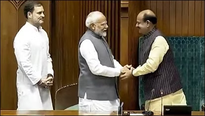 లోక్‌సభ స్పీకర్‌గా ఓం బిర్లా ఎన్నిక
