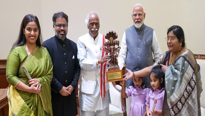 ప్రధాని మోదీని కలిసిన హరియాణా గవర్నర్‌ దత్తాత్రేయ