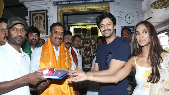 Sriram’s crime thriller movie “Kodi Burra” launched with a grand pooja ceremony