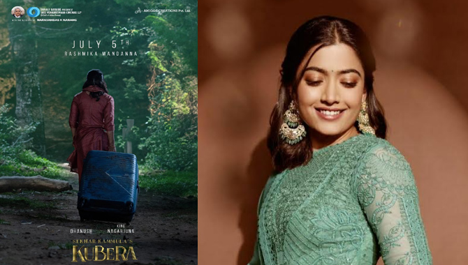 శేఖర్ కమ్ముల ‘కుబేర’ నుంచి రష్మిక మందన్న ఫస్ట్ లుక్ జూలై 5న విడుదల