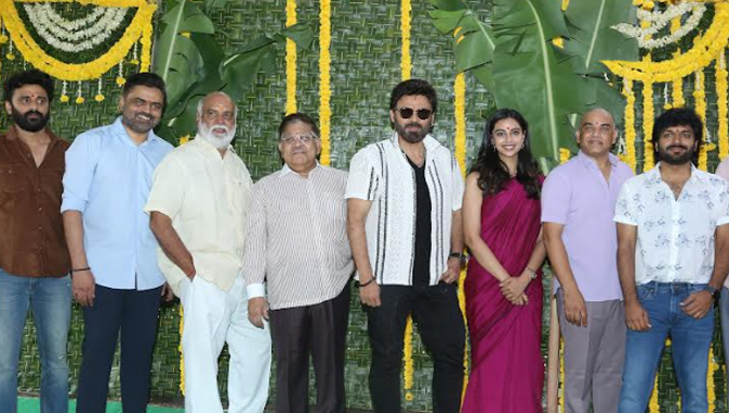 Venkatesh, Anil Ravipudi Production No 58 Launched Splendidly