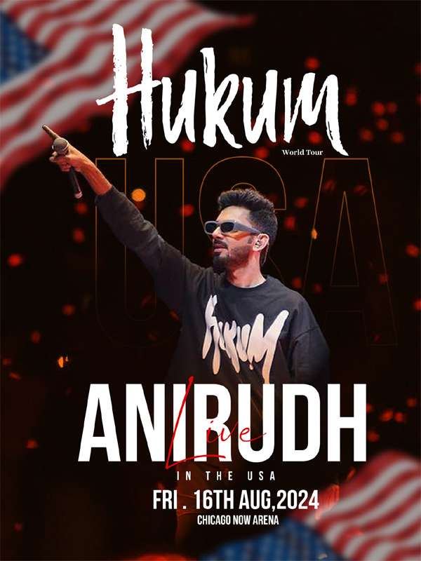 Anirudh Live in Chicago – 2 Sections Sold Out! Don’t Miss Out!