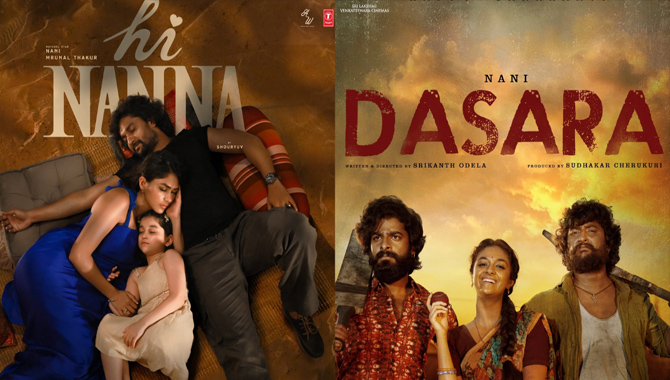 దసరా, హాయ్ నాన్న SIIMA, ఫిల్మ్‌ఫేర్ అవార్డ్స్‌లో రికార్డ్ నామినేషన్‌లతో నాని గ్రేట్ అచీవ్మెంట్