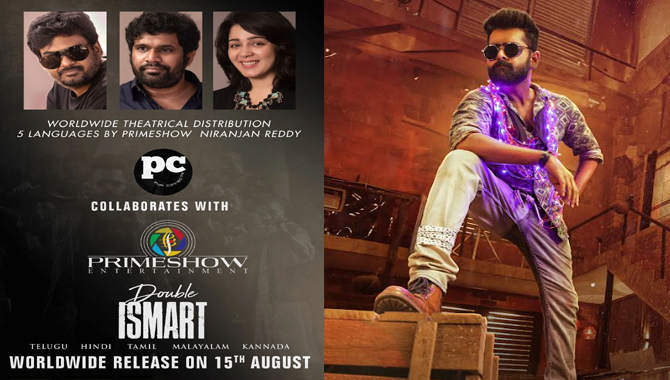 ‘డబుల్ ఇస్మార్ట్’ 5 భాషల రైట్స్ ని సొంతం చేసుకున్న ప్రైమ్ షో ఎంటర్‌టైన్‌మెంట్