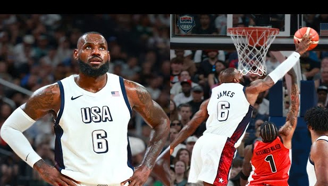 అమెరికా బృందం పతాకధారికిగా లెబ్రాన్‌ జేమ్స్‌