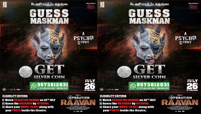 Operation Raavan: Win a Silver Coin by Finding the Mask Man