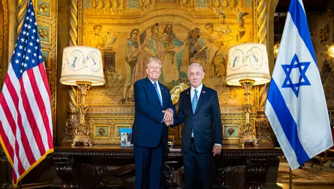 డొనాల్డ్‌ ట్రంప్‌ తో నెతన్యాహు భేటీ