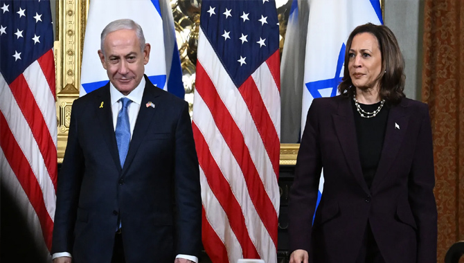 గాజాలో యుద్ధాన్ని ఆపండి.. నెతన్యాహుకు స్పష్టంచేసిన హారిస్‌