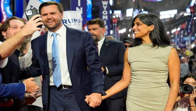 అమెరికా వైస్‌ ప్రెసిడెంట్‌ అభ్యర్థిగా భారతదేశ అల్లుడు జేడీ వ్యాన్స్‌…