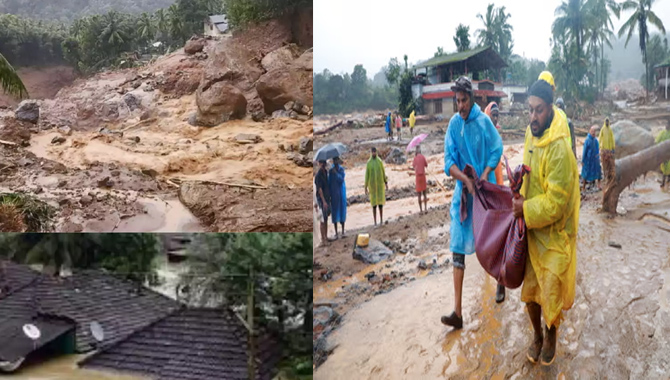 వయనాడ్‌ విలయం.. కొండచరియల బీభత్సంలో