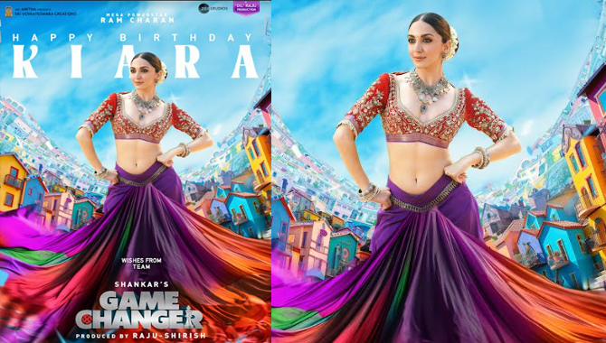 కియారా అద్వానీ బ‌ర్త్ డే సంద‌ర్భంగా ‘గేమ్ ఛేంజర్’ నుంచి పోస్టర్ విడుదల