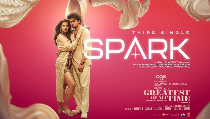 దళపతి విజయ్ ‘The GOAT’ నుంచి స్పార్క్ సాంగ్ రిలీజ్ దళపతి విజయ్ ‘The GOAT’ నుంచి స్పార్క్ సాంగ్ రిలీజ్