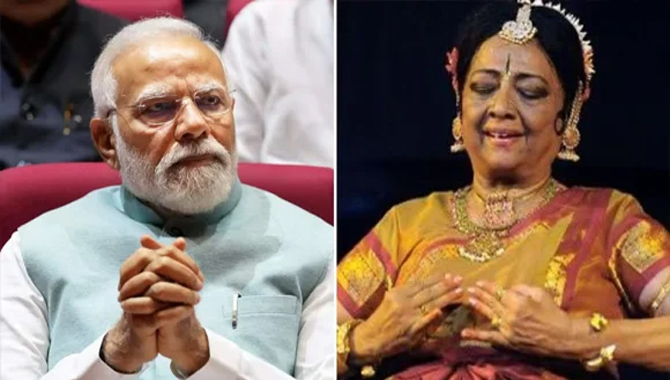 కొన్ని తరాలకు స్ఫూర్తినిచ్చిన యామినీ కృష్ణమూర్తి : మోదీ