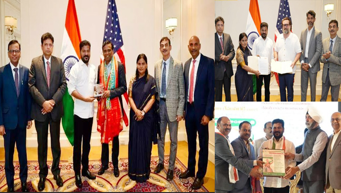 పెట్టుబడులే లక్ష్యం… అమెరికాలో సీఎం రేవంత్ రెడ్డి పర్యటన
