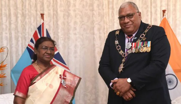 రాష్ట్రపతి ద్రౌపదీ ముర్ముకు అత్యున్నత పౌర పురస్కారం రాష్ట్రపతి ద్రౌపదీ ముర్ముకు అత్యున్నత పౌర పురస్కారం