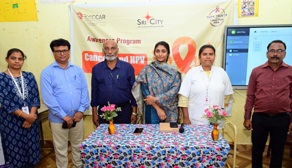 SVICCAR Raises Cancer Awareness Among Students of Sri City Schools