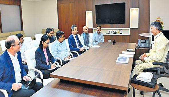 సీఎం చంద్రబాబుతో ప్రపంచబ్యాంకు ప్రతినిధుల బృందం భేటీ