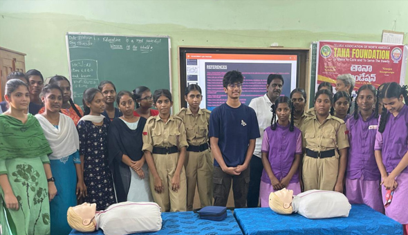 పెనమలూరులో తానా వైద్య అవగాహన శిబిరం విజయవంతం..  శెభాష్‌ అర్జున్‌ పరుచూరి