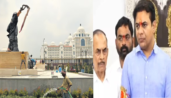 రాజీవ్ విగ్రహంపై వివాదం.. తెలంగాణలో హాట్ పాలిటిక్స్..