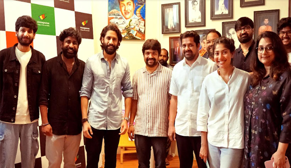 Thandel team Congratulated AAY team after watching the Special preview