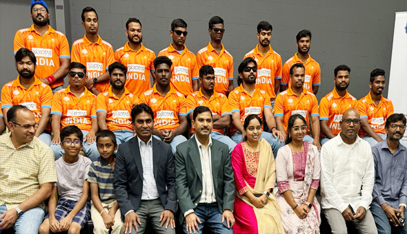 చికాగో భారతీయ అంధ క్రికెటర్ల పర్యటనకు నాట్స్ మద్దతు చికాగో భారతీయ అంధ క్రికెటర్ల పర్యటనకు నాట్స్ మద్దతు