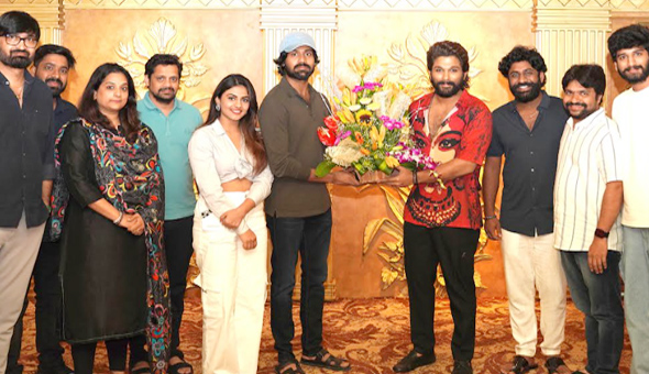 ‘ఆయ్’ చిత్ర యూనిట్‌ను అభినందించిన అల్లు అర్జున్‌