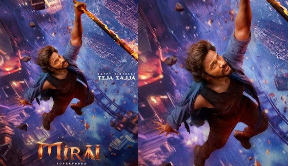 Teja Sajja’s Pan India Film Mirai Astounding Birthday Poster Unveiled