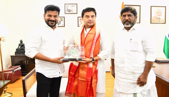 భారత్‌ నెట్‌ పథకాన్ని…  టీ-ఫైబర్‌కు :  సీఎం రేవంత్‌ రెడ్డి