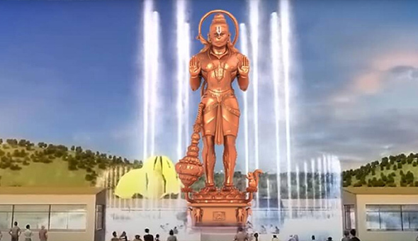 టెక్సాస్ లో 90 అడుగుల  హనుమాన్ విగ్రహం..