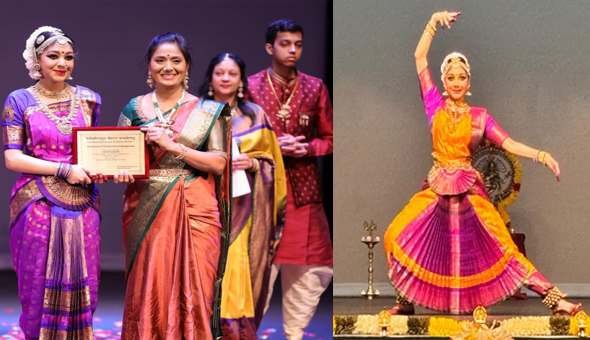 Dazzling Bharatanatyam Rangapravesam by Indian American Teen Varshini Nagam at Sacramento