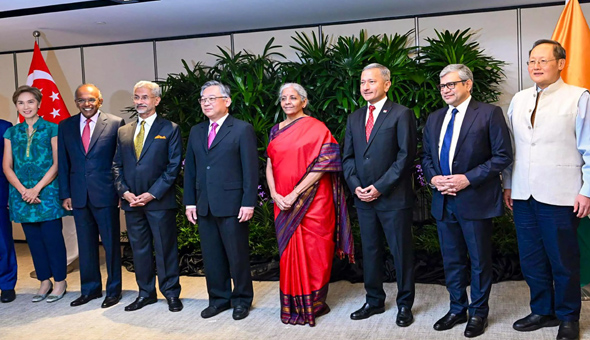 సిక్స్‌ పిల్లర్స్‌ పై సింగపూర్‌తో ..  భారత్‌ చర్చలు