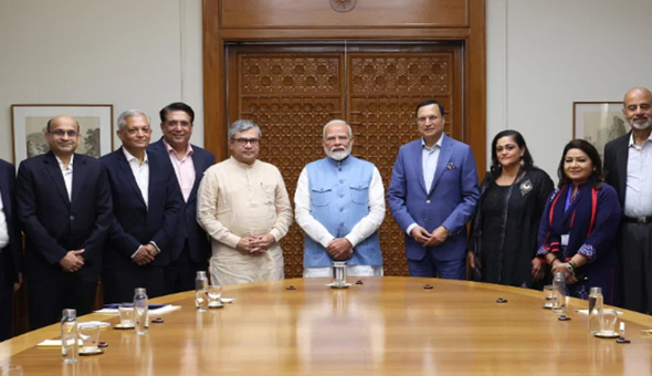 ప్రధాని మోదీని కలిసిన ఎన్‌బీడీఏ ప్రతినిధులు