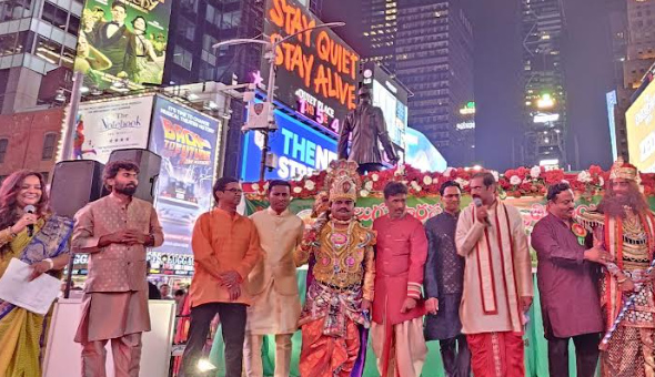 Telugu Cultural Festival at “Times Square, New York”