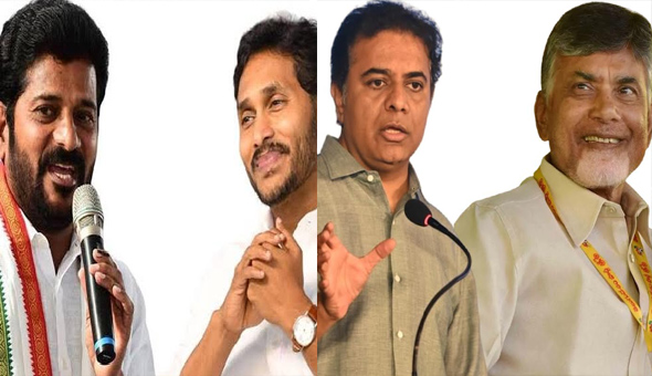 బాబుపై బీఆర్ఎస్, జగన్‌పై కాంగ్రెస్.. ప్రశంసల వర్షం..!!