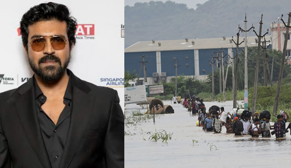 Ram Charan announced Rs 1 Cr to the AP & Telangana CM Relief Fund