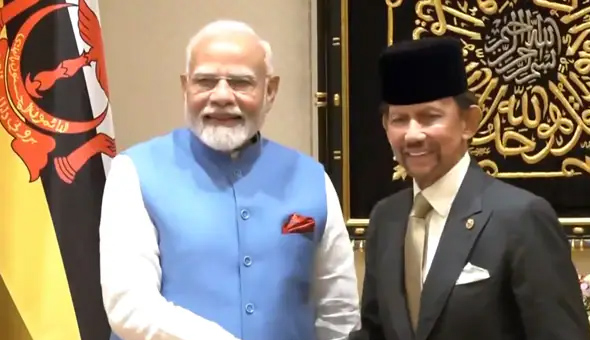 మోదీ కీలక ప్రకటన.. భారత్-బ్రూనై మధ్య త్వరలోనే మోదీ కీలక ప్రకటన.. భారత్-బ్రూనై మధ్య త్వరలోనే