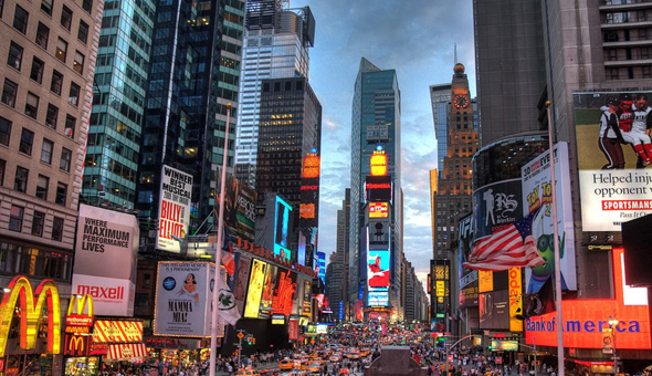 న్యూయార్క్‌ టైమ్స్‌ స్క్వేర్‌ లో ఉట్టిపడిన తెలుగుదనం