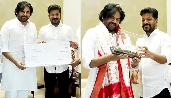 తెలంగాణ సీఎం రేవంత్‌రెడ్డితో పవన్‌ కల్యాణ్‌ భేటీ